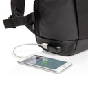 MADRID - XDXCLUSIVE RFID USB Laptop Backpack - Black