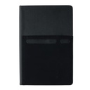 PENZA - A5 Deluxe Notebook With Smart Pockets Black