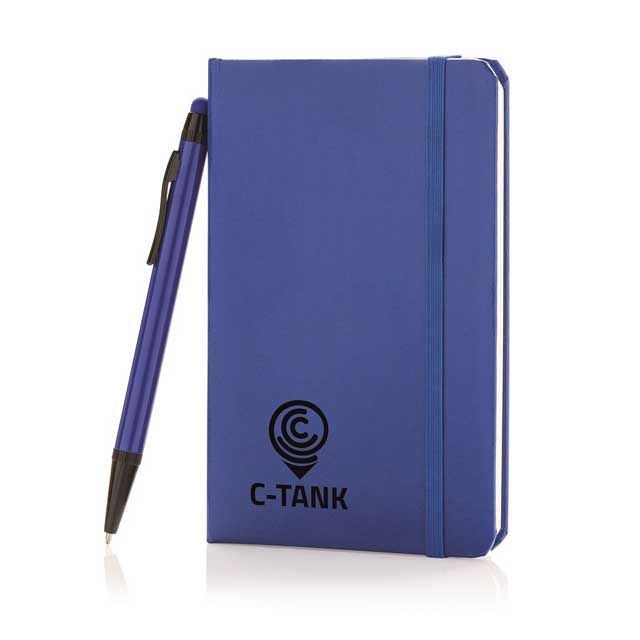 XD A6 Hard Cover Notebook With Stylus Pen - R. Blue