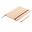 CORQ - eco-neutral Cork Notebook And Bamboo Pen Packed In Gift Box