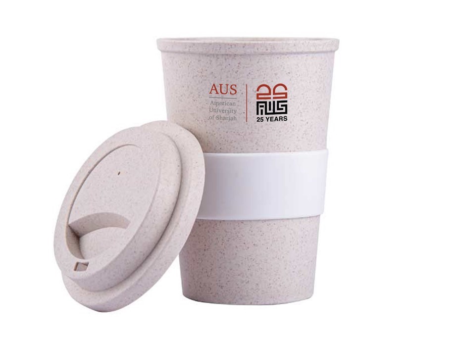 AUS Reusable Wheatstraw Mug - 380ml