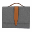 VIERSON- Tech Workstation with 10000mAh Wireless Powerbank Light Grey