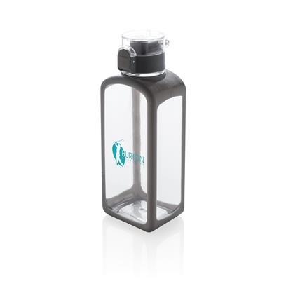 SQUARED - Lockable Leak Proof Tritan Water Bottle-Transparent