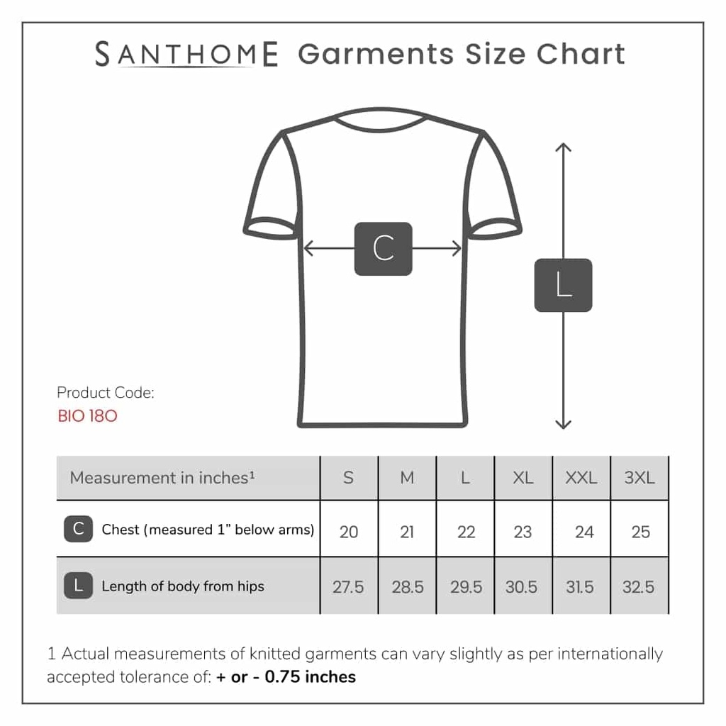 BIO ONE80 - SANTHOME - Roundneck T-shirt