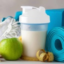 SWEL - Hans Larsen 400ml Protein Shaker - White