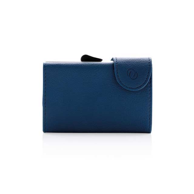 OTACI - c-secure PU RFID Card Holder &amp; Wallet Navy Blue