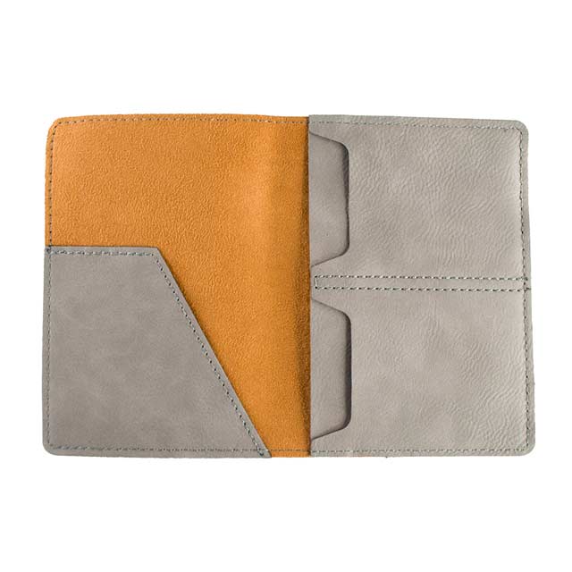 KRIMT - Giftology Set of Passport Holder &amp; Card Holder - Grey