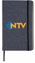 Giftology A5 Fabric cover Notebook (Navy Blue)