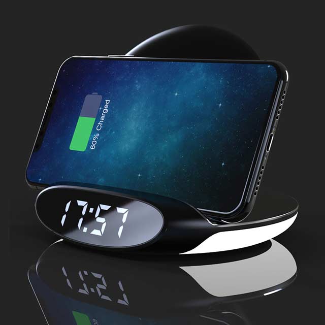 OCOTAL - @memorii Wireless Charger With Alarm Clock