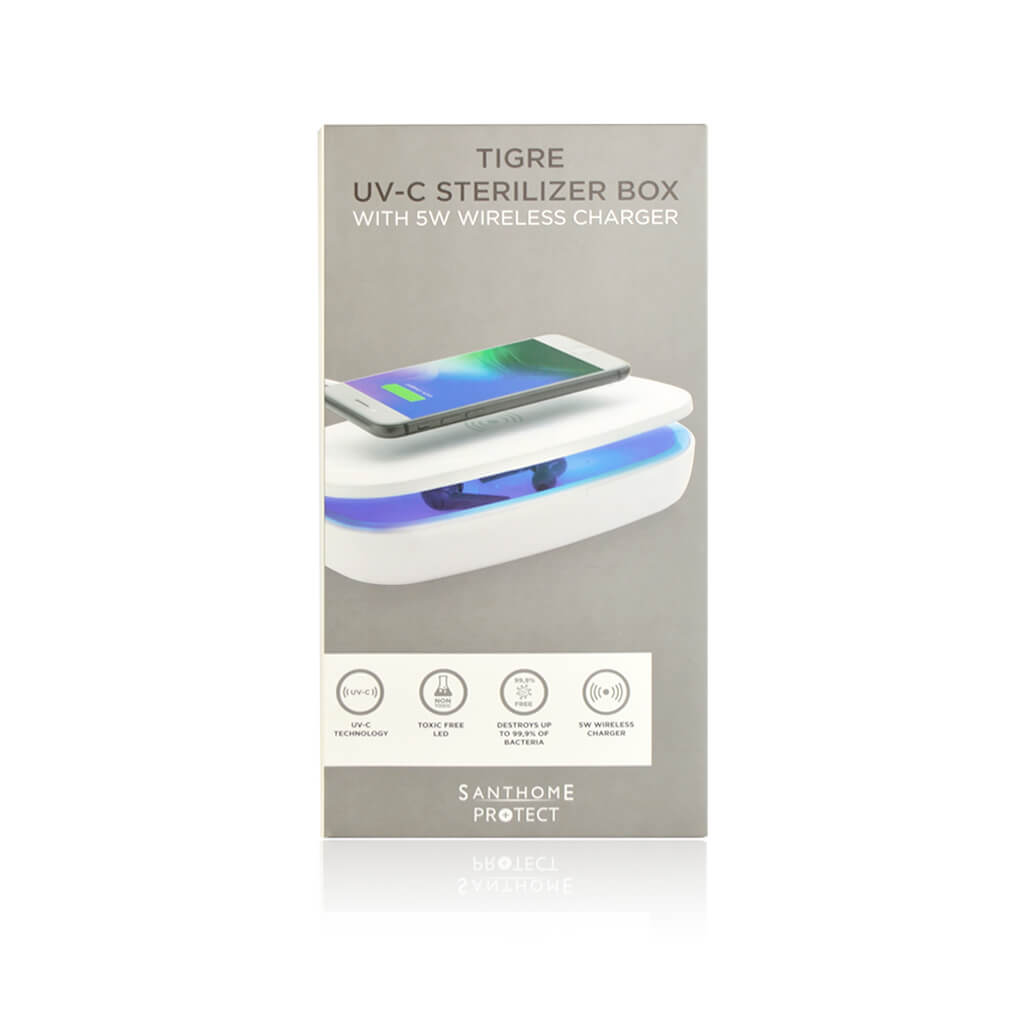 TIGRE - SANTHOME UV-C Sterilization Box with 5W Wireless Charger