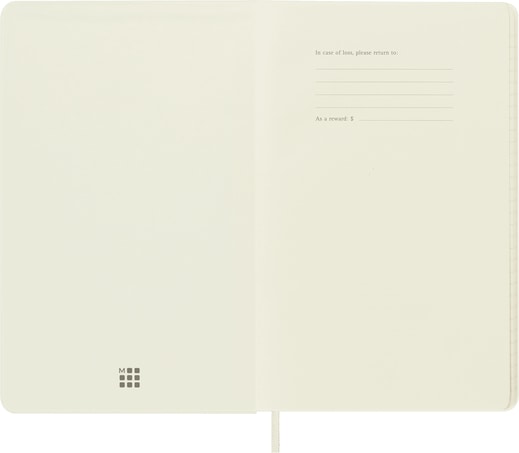 Moleskine Classic Large Ruled Hard Cover Notebook -  White