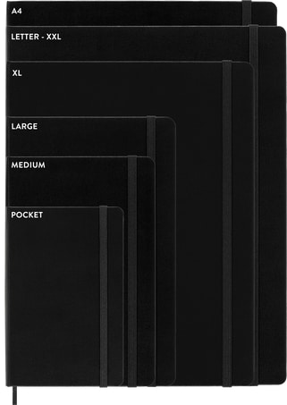 Moleskine Classic Large Ruled Hard Cover Notebook -  White