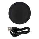 LAUGAR - Mini Wireless Charger With Box And Manual - Black