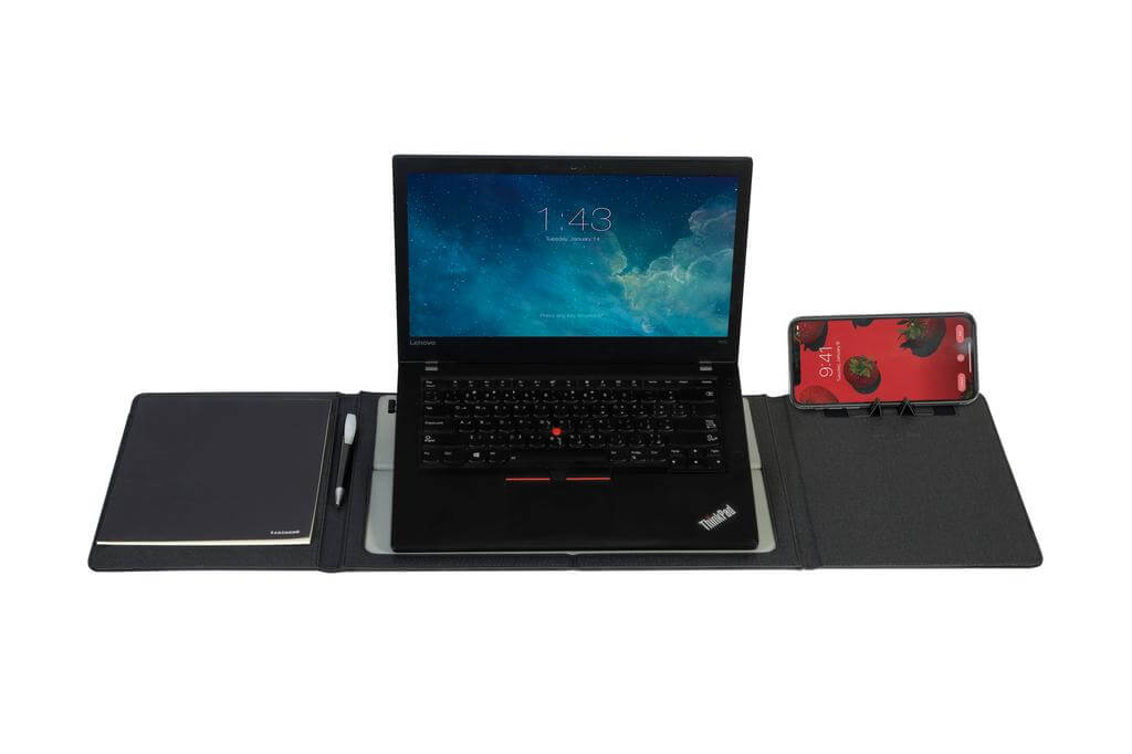 KAHLA - Technology Folder with Wireless Charger and Mouse Pad
