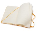 Moleskine Classic Large Ruled Hard Cover Notebook - Orange Yellow