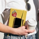 Moleskine Classic Large Ruled Hard Cover Notebook - Orange Yellow