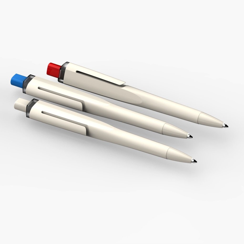 ELVAS - Click Ballpen - White/Red