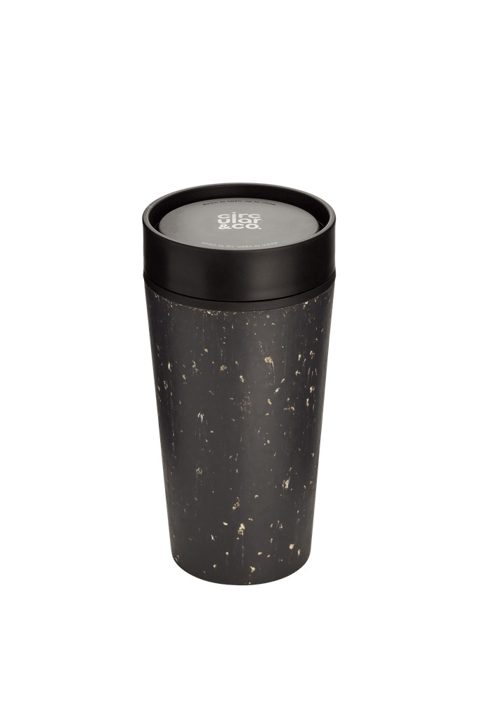 Circular Cup 12oz Black &amp; Cosmic Black