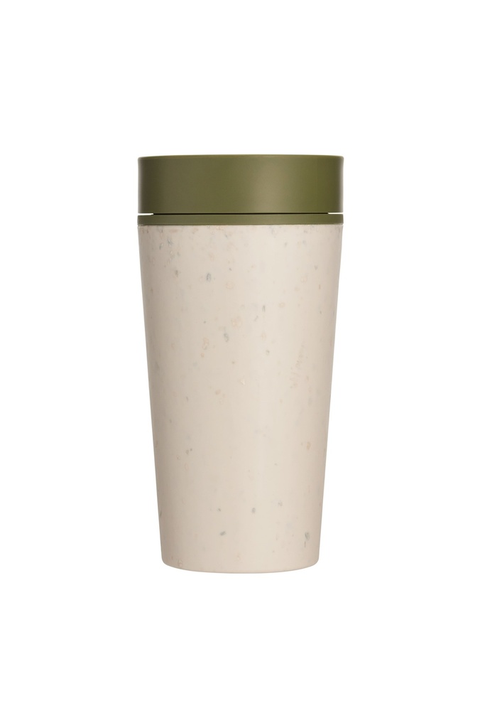 Circular Cup 12oz Cream &amp; Honest Green