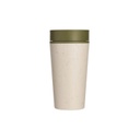 Circular Cup 12oz Cream &amp; Honest Green