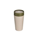 Circular Cup 12oz Cream &amp; Honest Green
