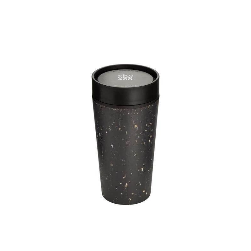 Circular Cup 12oz Black &amp; Cosmic Black