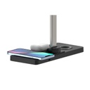 VELES - @memorii 3 in 1 Wireless Charger with Lamp - Black