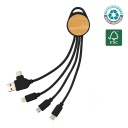 SULZA - CHANGE Collection RCS Recycled 6-in-1 Multi Cable