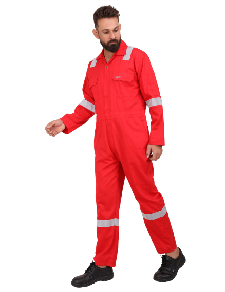 Spartan Coverall
Color: Red
Fabric: Pre Shrunk 100% Cotton
GSM: 210