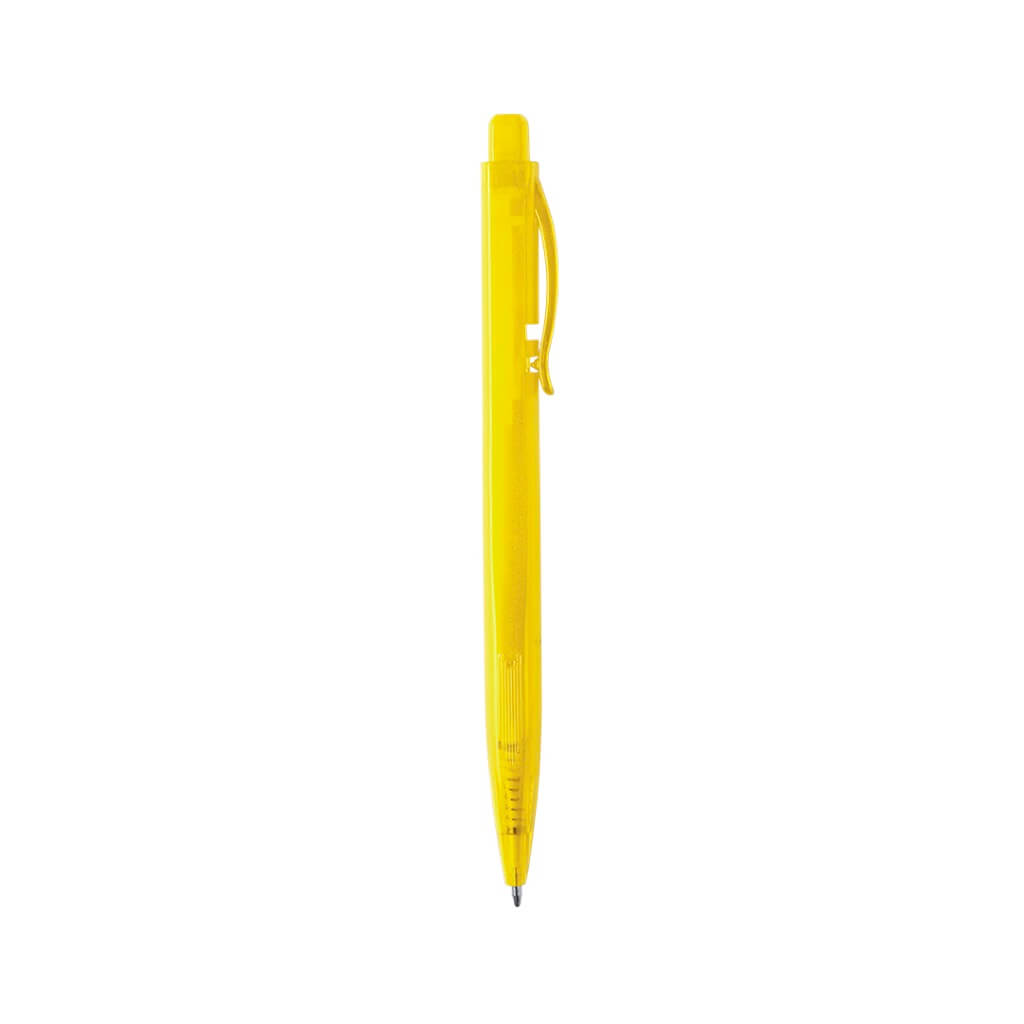 Stylish Ball Pen With Quadrangular Body In Frosted Finishing