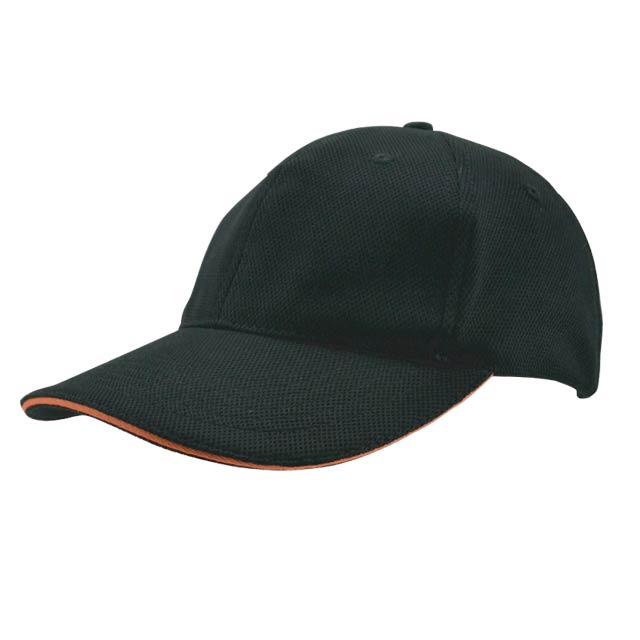 Hans Larsen Sportsman Cap - Black / Orange