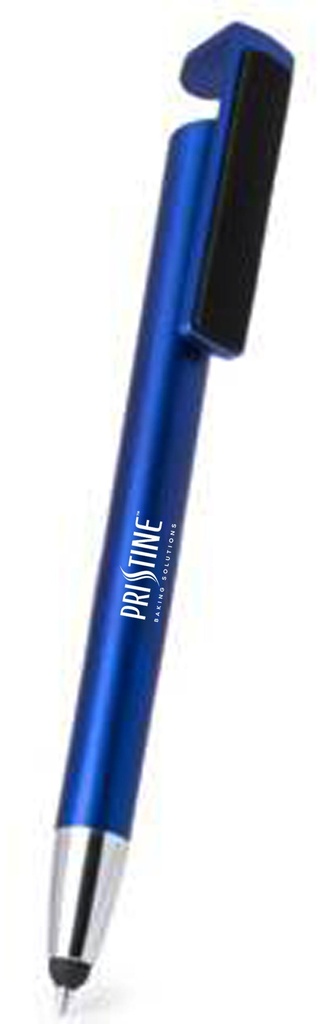 Pristine Ballpoint Pen with Phone Stand and Screen Cleaner