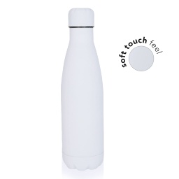[DWGL 366] GRODNO - Soft Touch Insulated Water Bottle - White